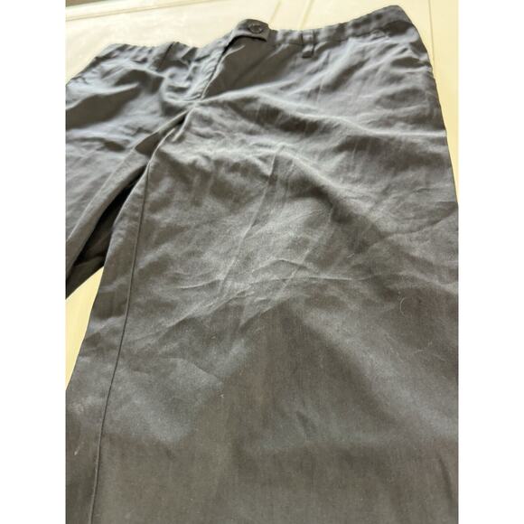 ETRO Italy Womens Black Chino Cotton Blend Dress Pants Size 42 US 6 Medium - Picture 2 of 6